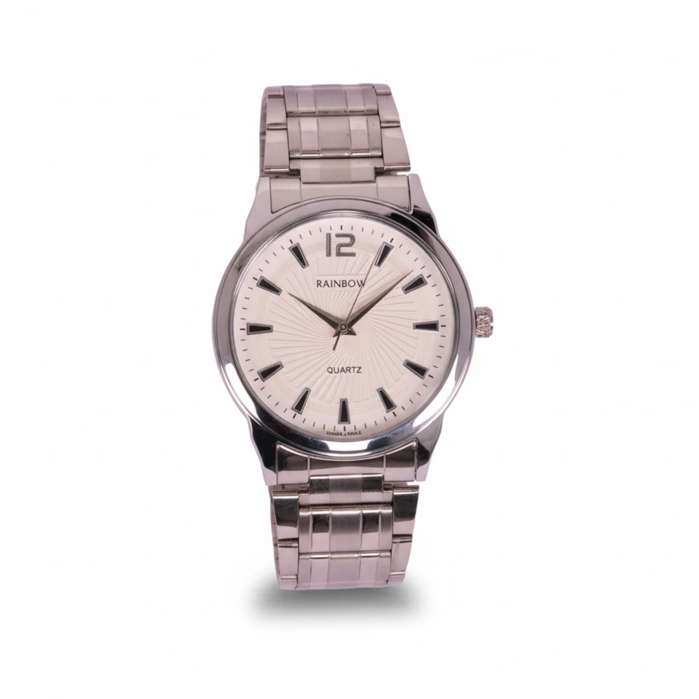 Rainbow Classic Men’s Silver Steel Quartz Watch