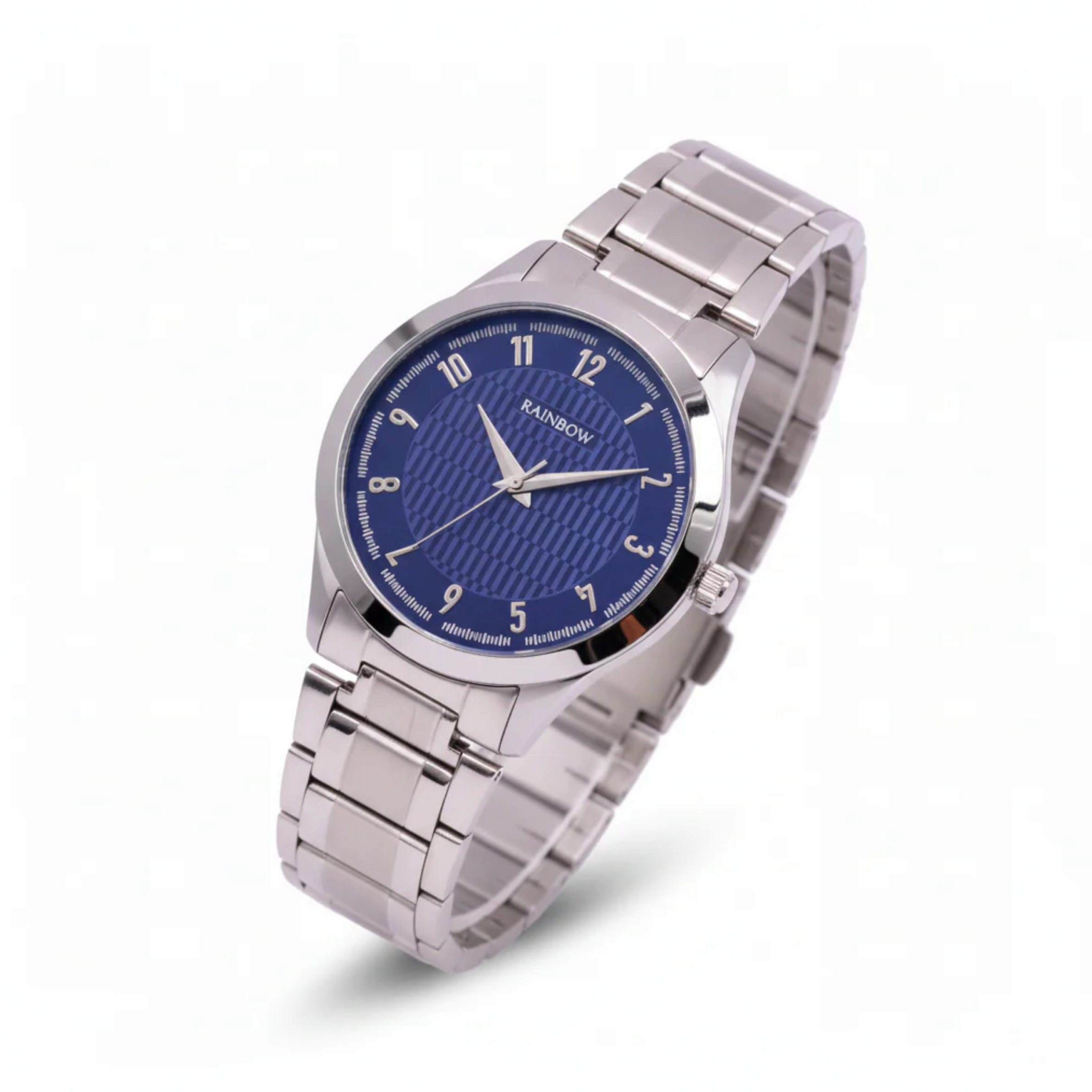 Rainbow Classic Blue Dial Stainless Steel Watch