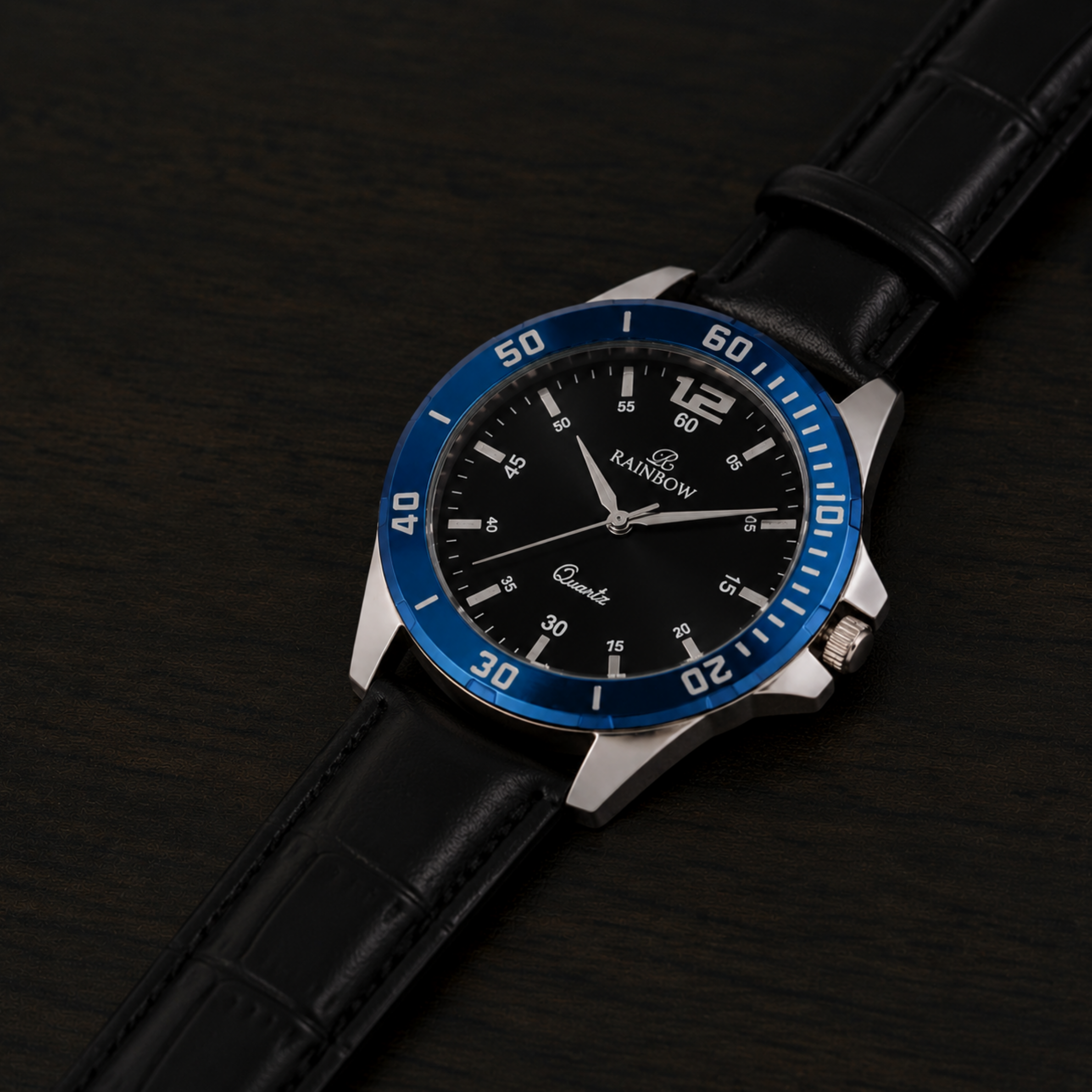 Rainbow Classic Black-Blue Edge Watch