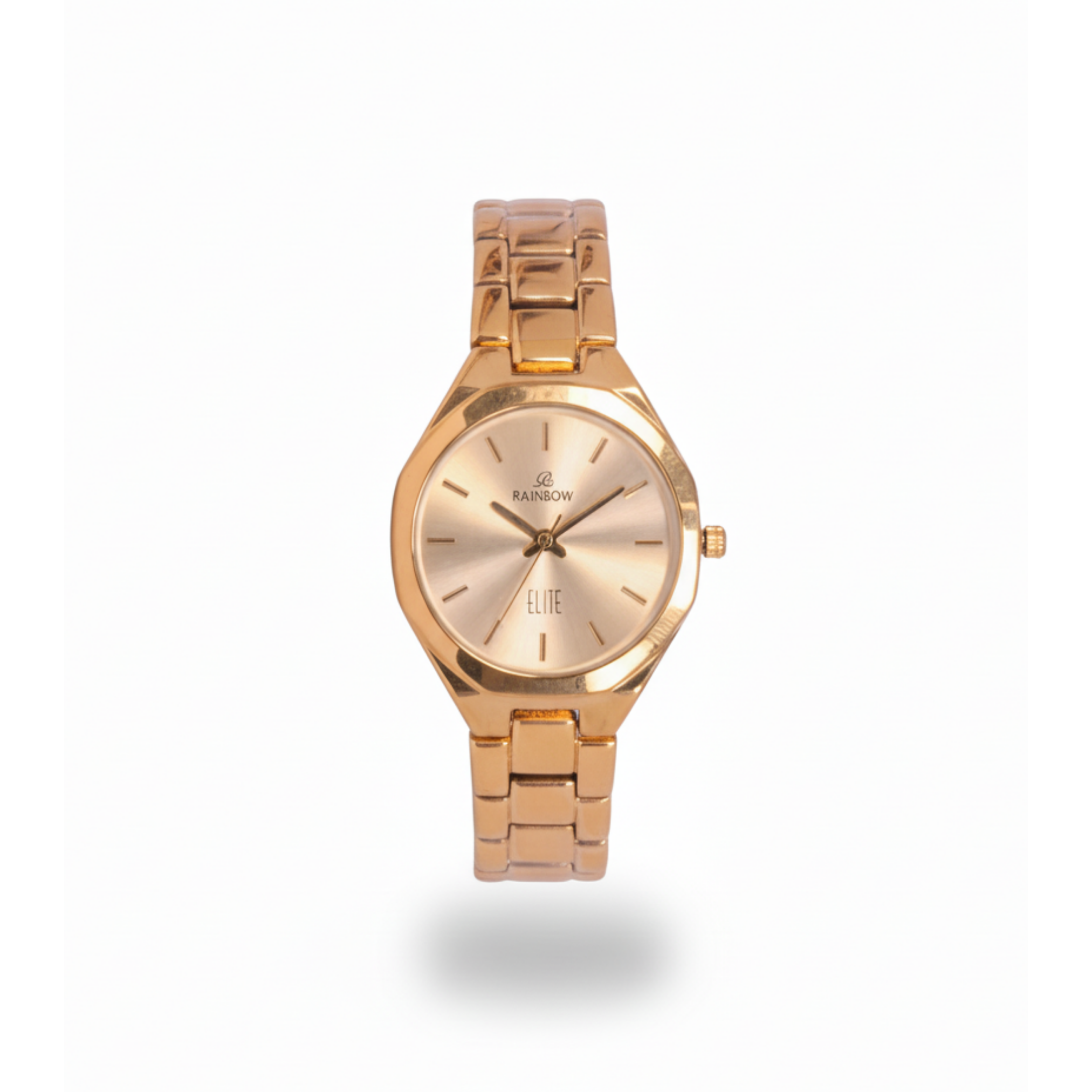 Rainbow Elite Women’s Gold Stainless Steel Watch