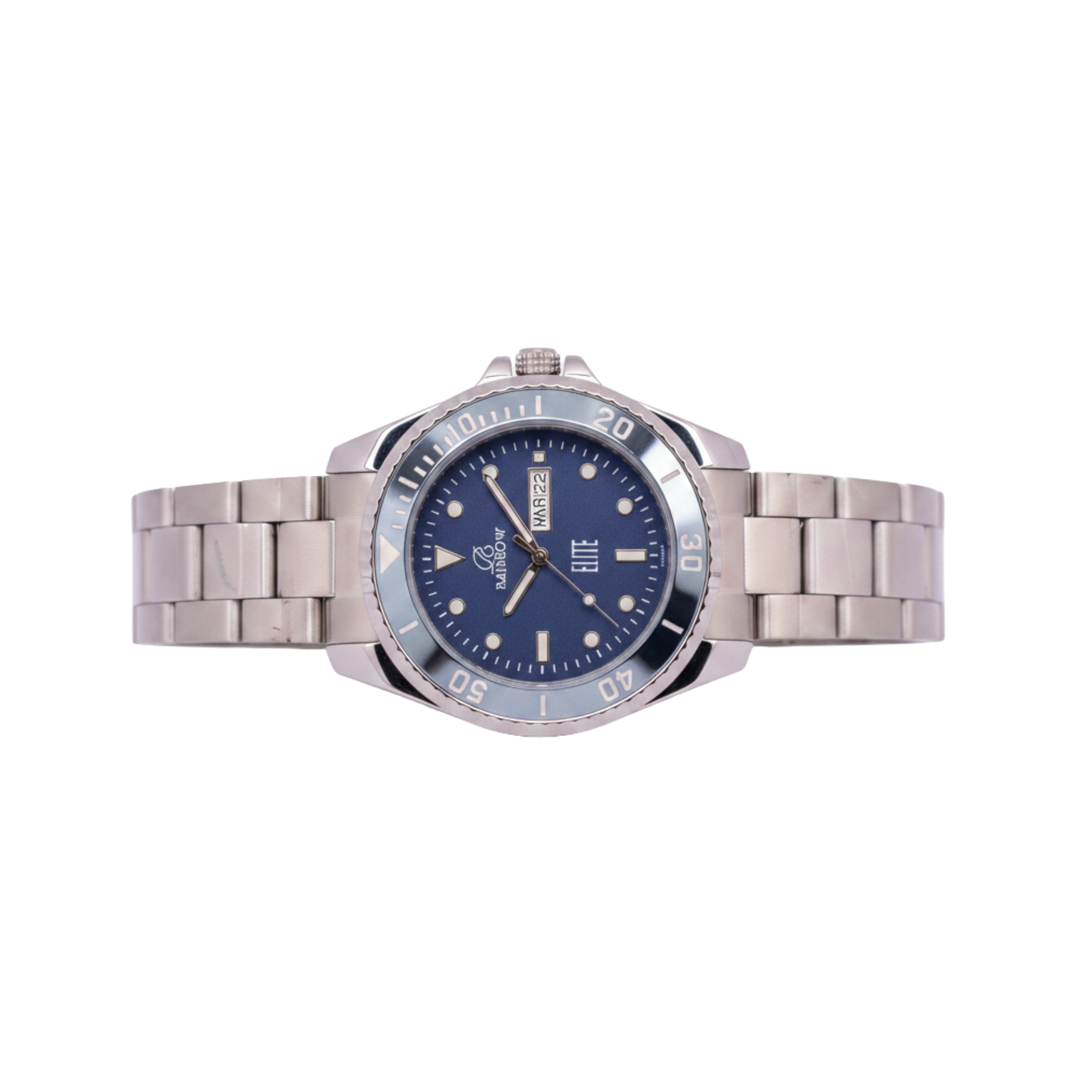 Rainbow Premium Men’s Blue Dial silver Case Watch