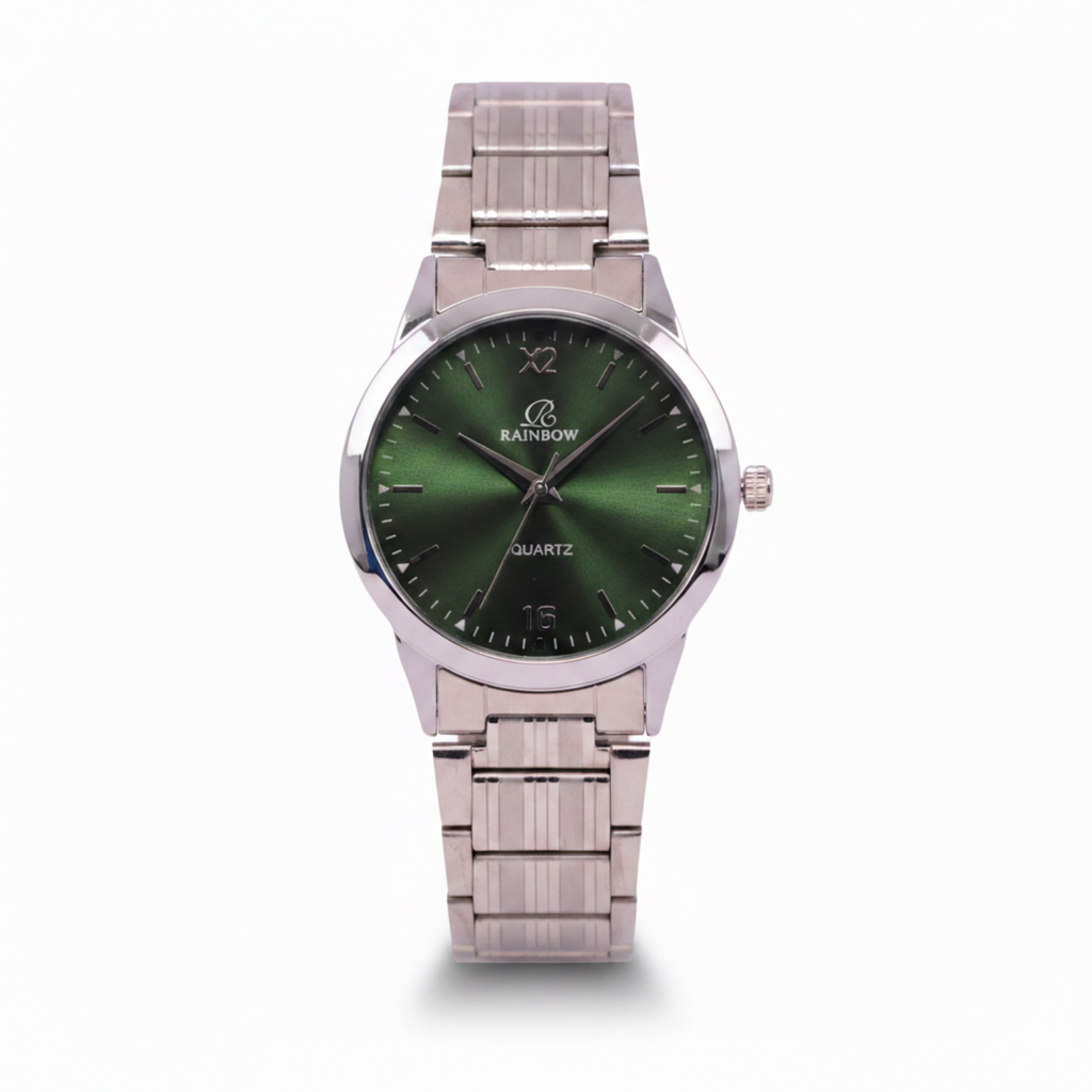 Rainbow Classic – Green Dial Stainless Steel Watch