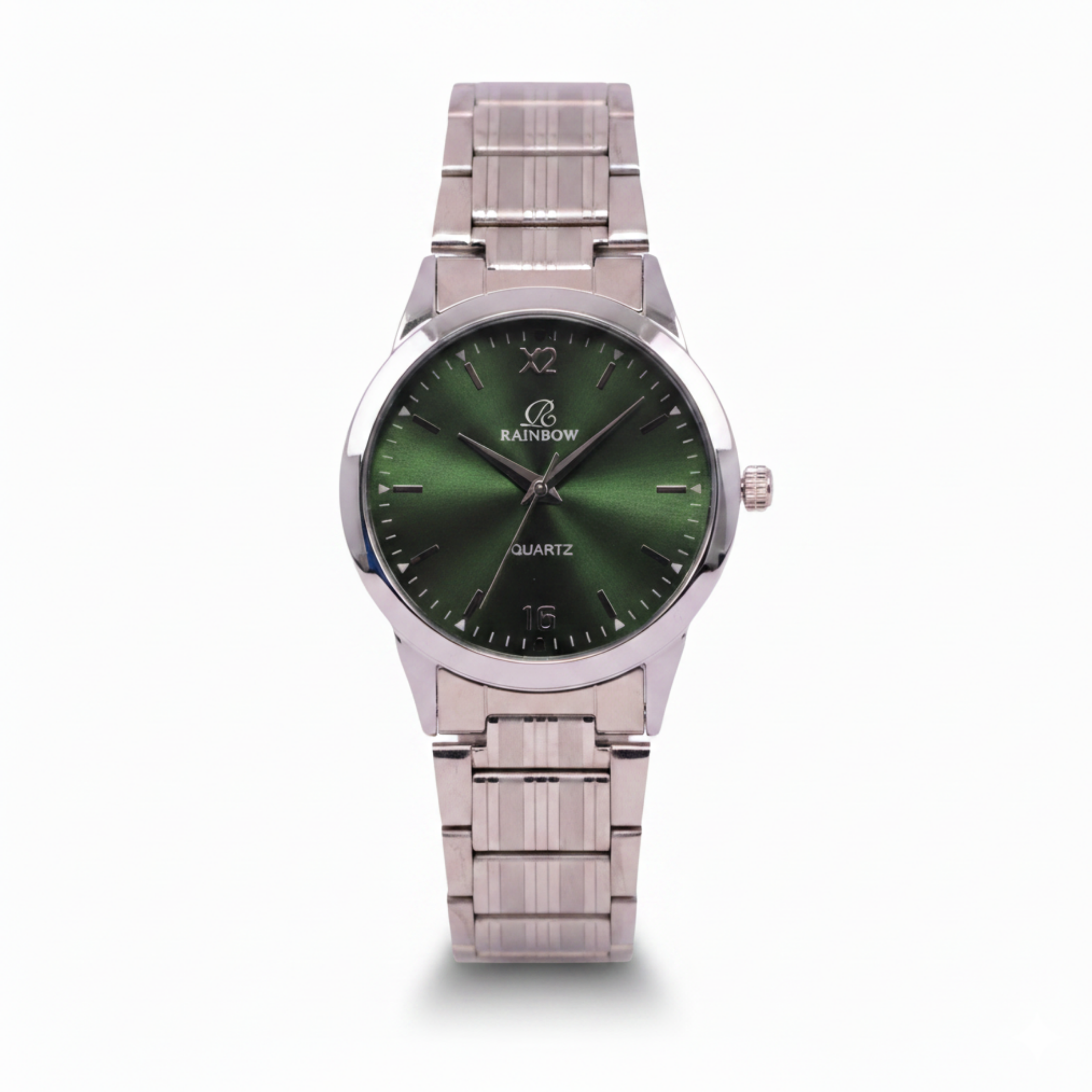 Rainbow Classic – Green Dial Stainless Steel Watch