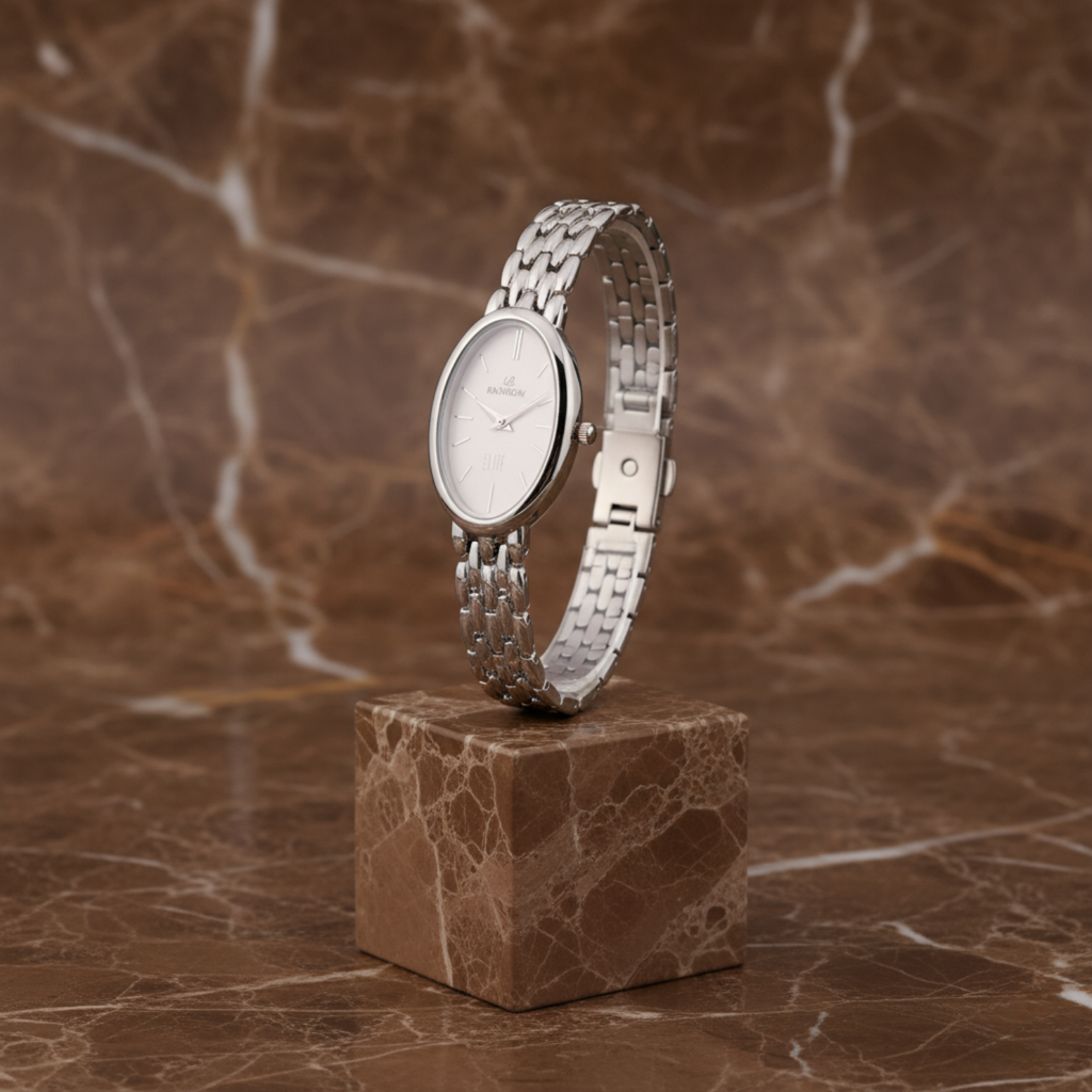 Rainbow Classic Elite – Silver Oval Dial Women’s Watch