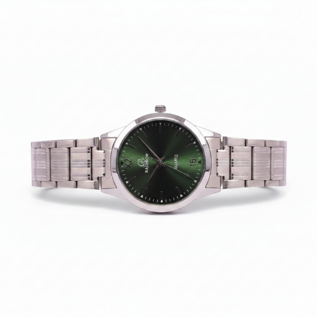 Rainbow Classic – Green Dial Stainless Steel Watch