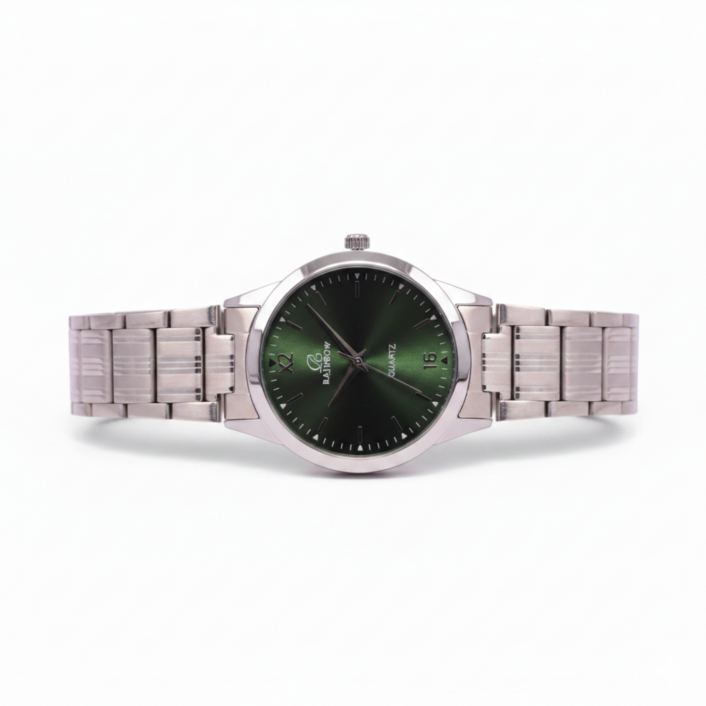Rainbow Classic – Green Dial Stainless Steel Watch