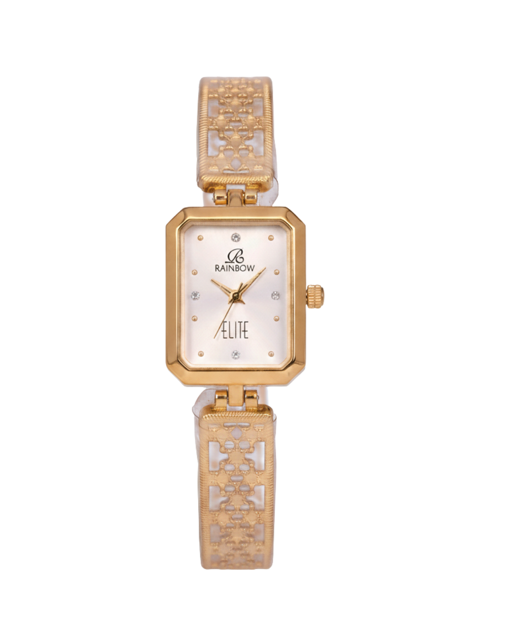 Rainbow Elite Women’s Mesh Strap Pearl Dial Watch