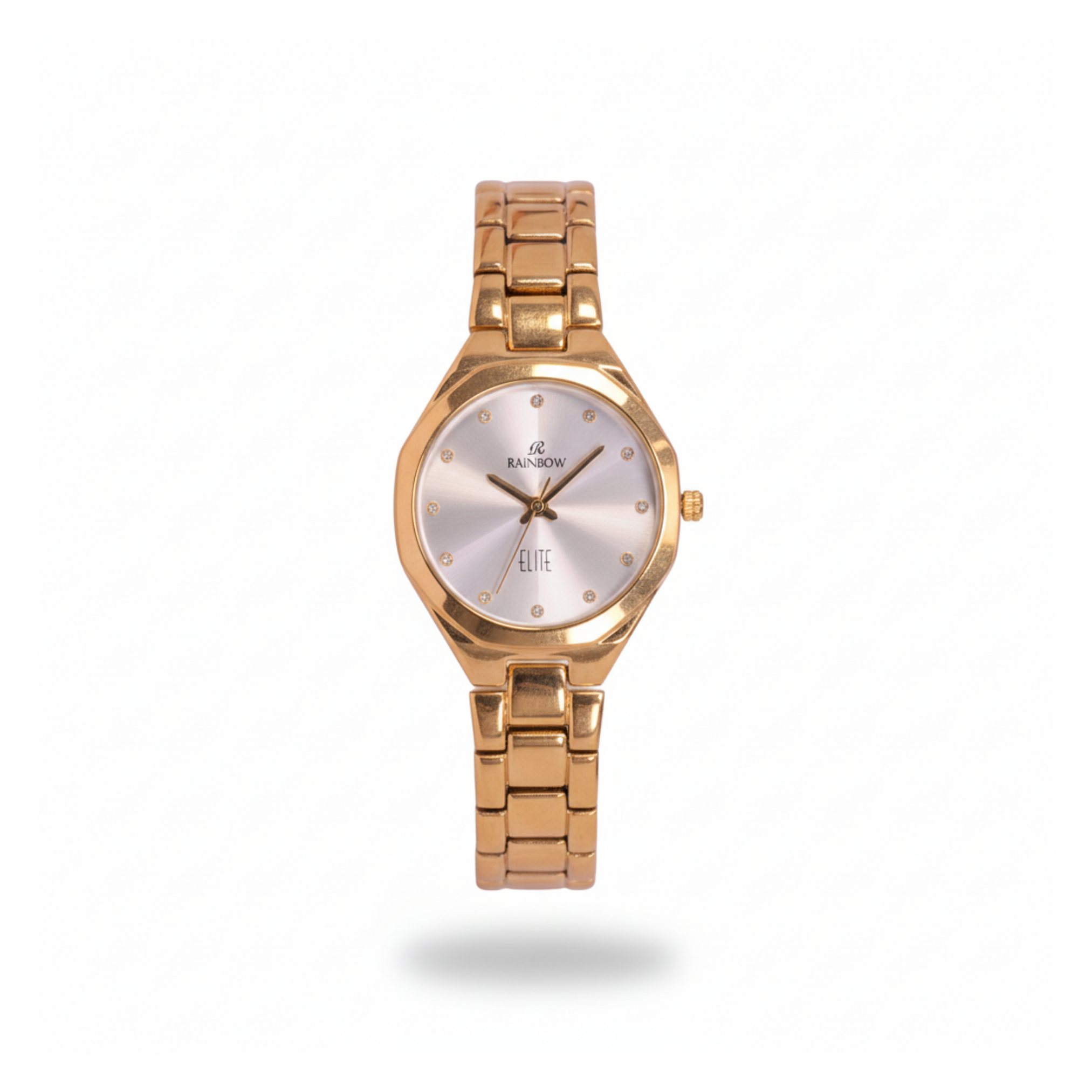 Rainbow Elite Women’s Gold Analog Watch
