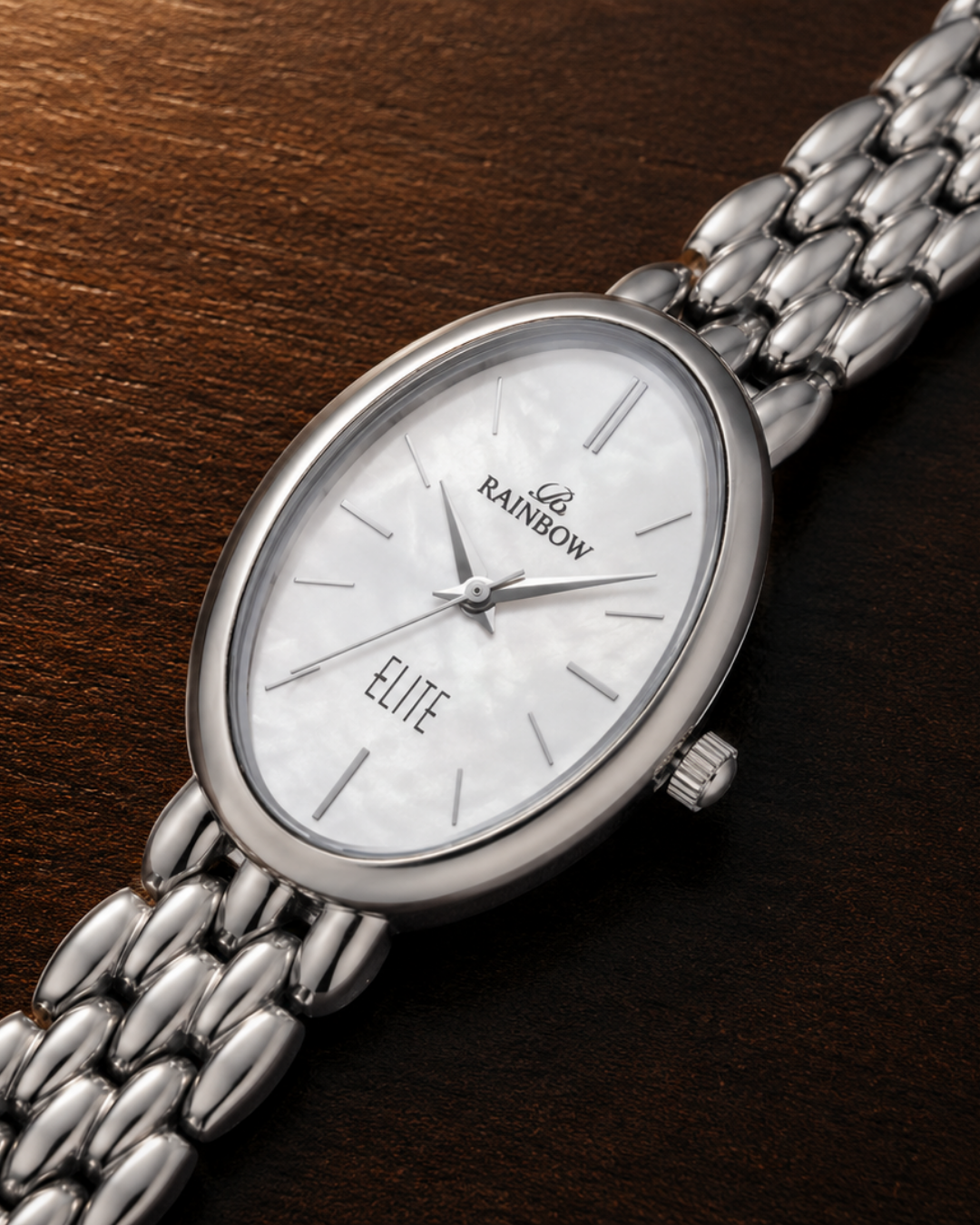 Rainbow Classic Elite – Silver Oval Dial Women’s Watch