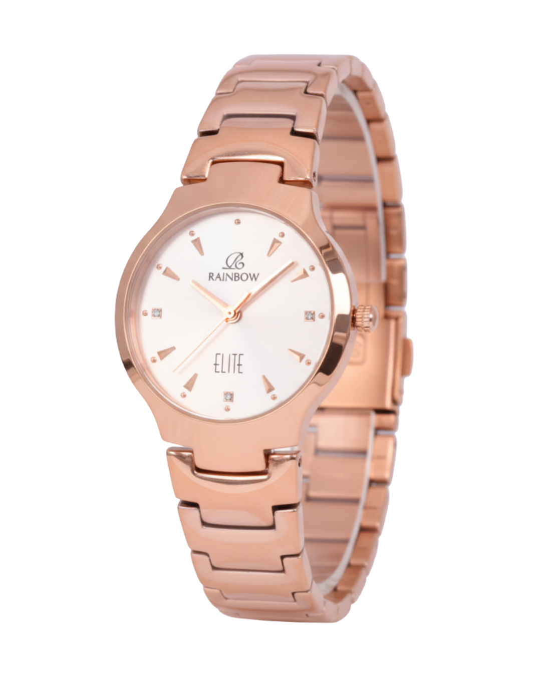 Rainbow Elite Rose Gold Women’s Analog Watch – Elegant & Premium Design