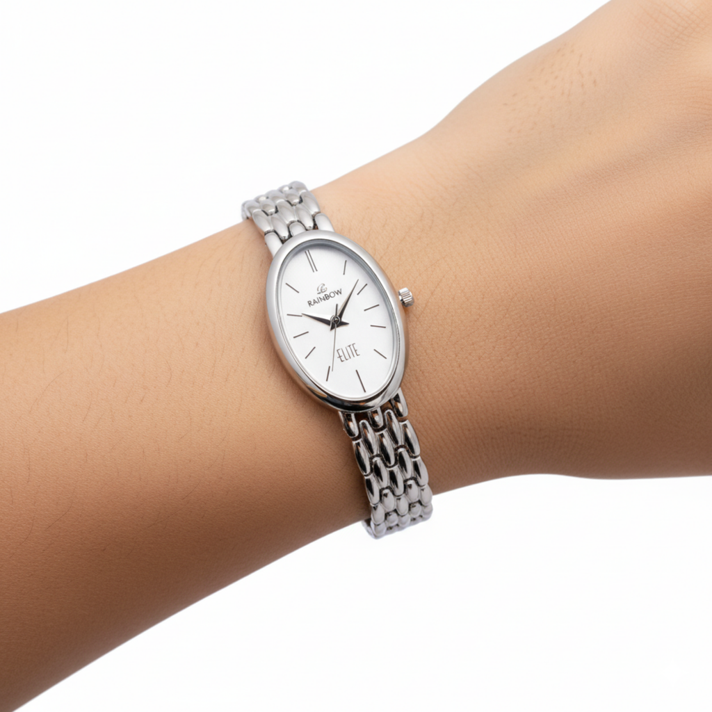 Rainbow Elite Women’s Oval Dial Bracelet Watch